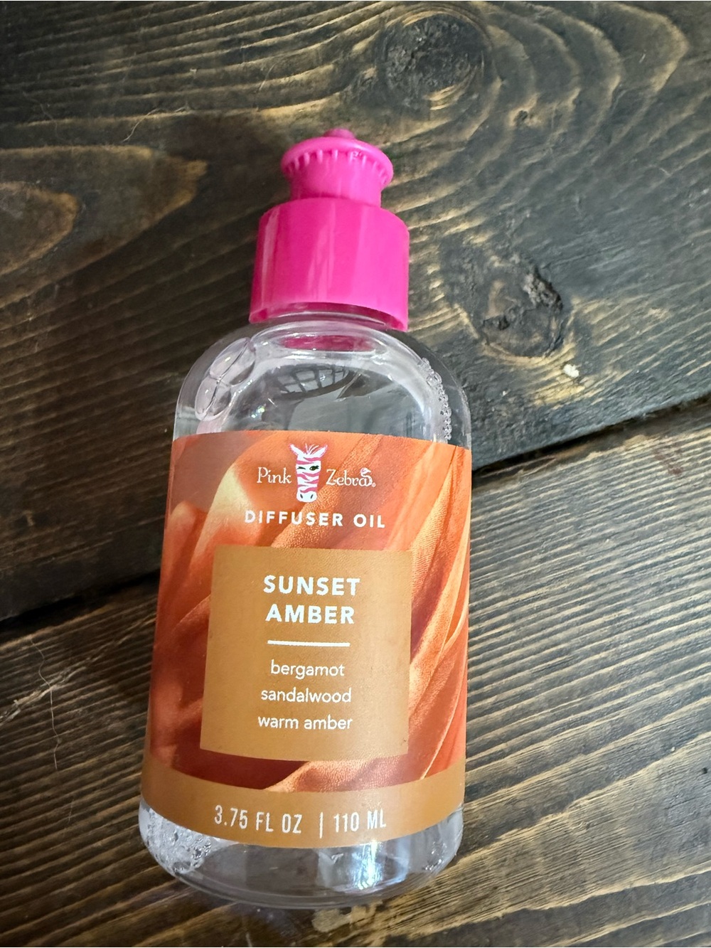 Pink Zebra Sunset Amber Diffuser Oil - Pink & Amber